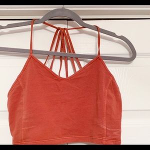 Strappy back crop top